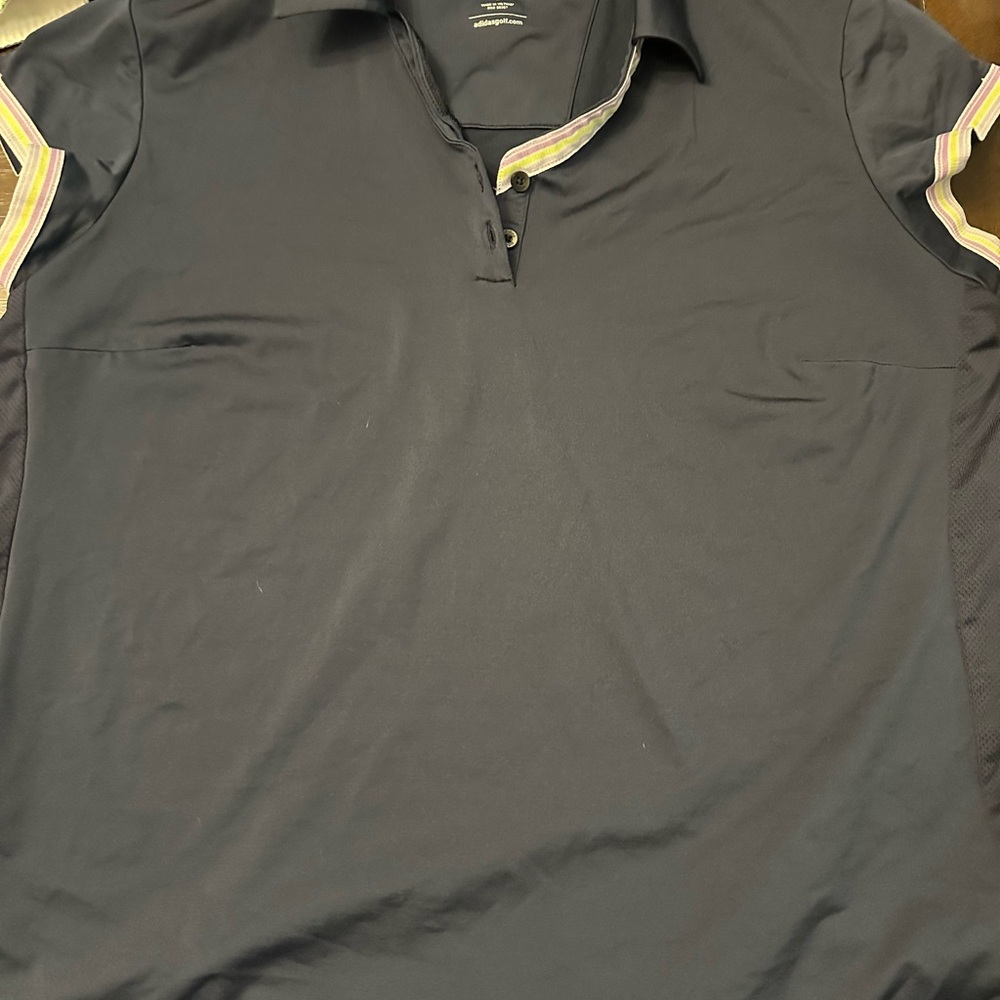 Adidas Blue Polo Shirt Athletic Performance